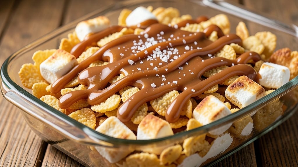 Caramel Rice Crispy Recipe: Buttery Crunch and Silky Sweetness in One Pan