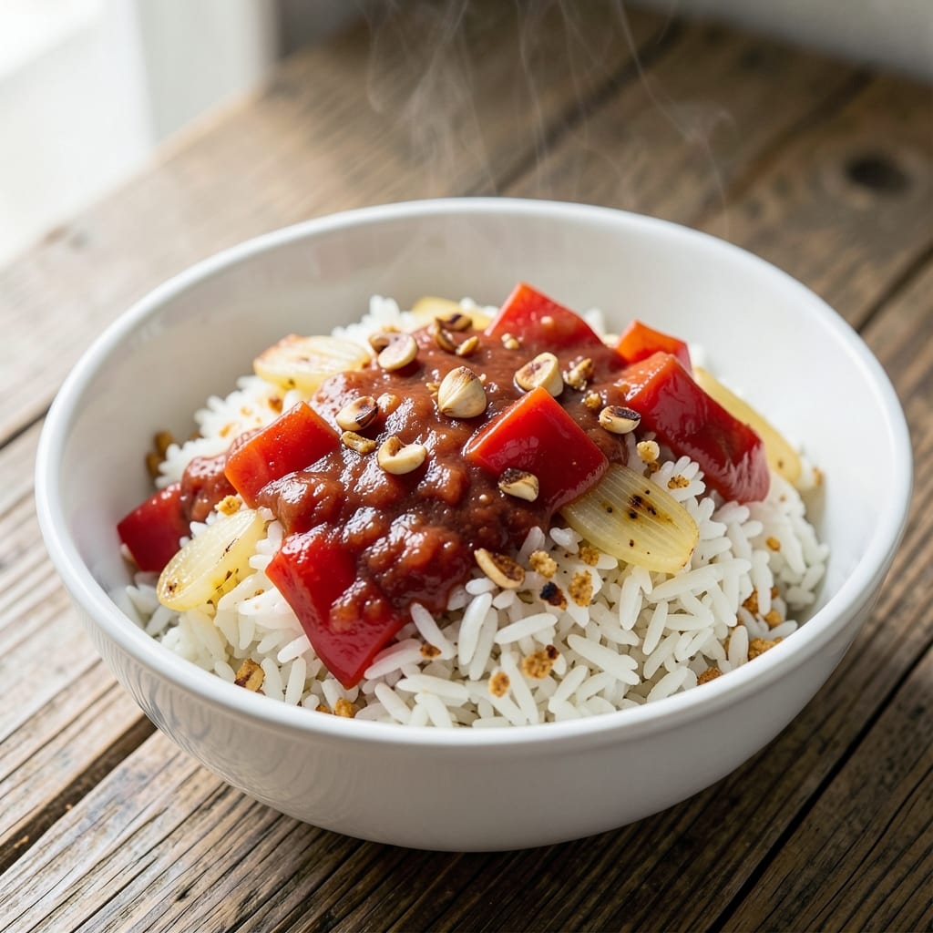 Arroz Rojo Rice Cooker Recipe: Tomato-Spiced One-Pot Magic