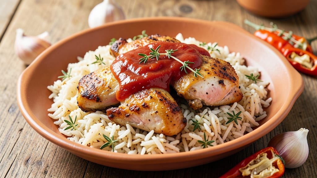 Caribbean Pelau Rice Recipe: Spiced Tomato Gravy Over Fragrant Long-Grain