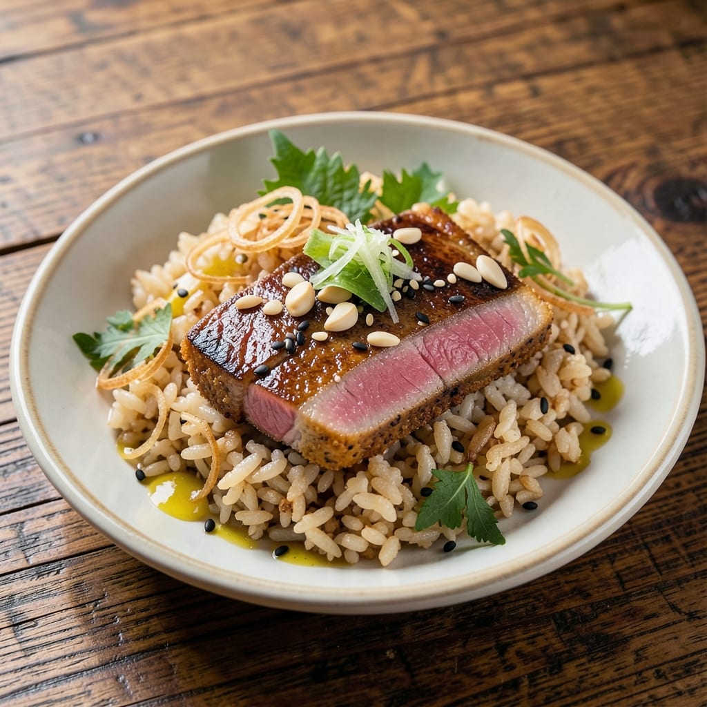 Ahi Tuna Crispy Rice Recipe: Sesame-Crusted Crunch Meets Silky Fish