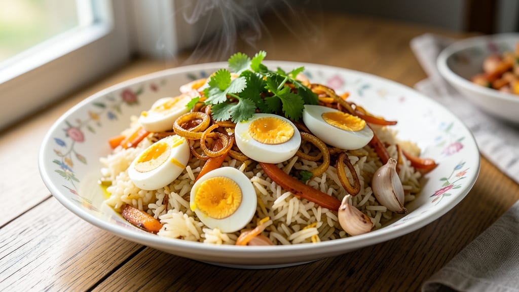 Carrot Fried Rice Indian Recipe: Spiced Basmati with Sweet Crunch and Eggy Protein