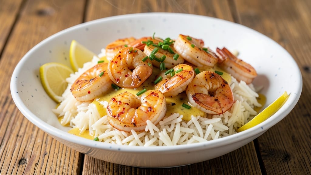 Cajun Shrimp Scampi Rice Recipe: Spicy Garlic Butter Shrimp Over Smoky Rice