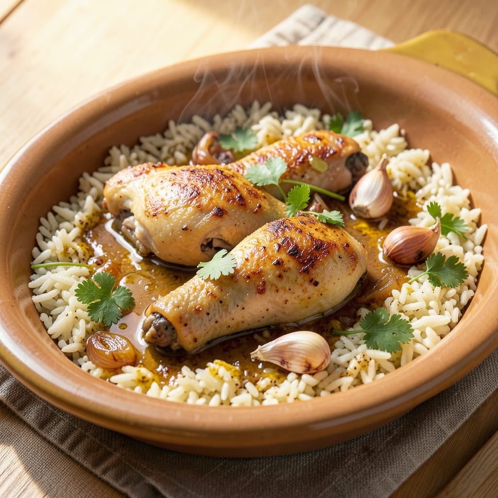 Algerian Rice Recipe: Fragrant Harissa and Preserved Lemon Flavor