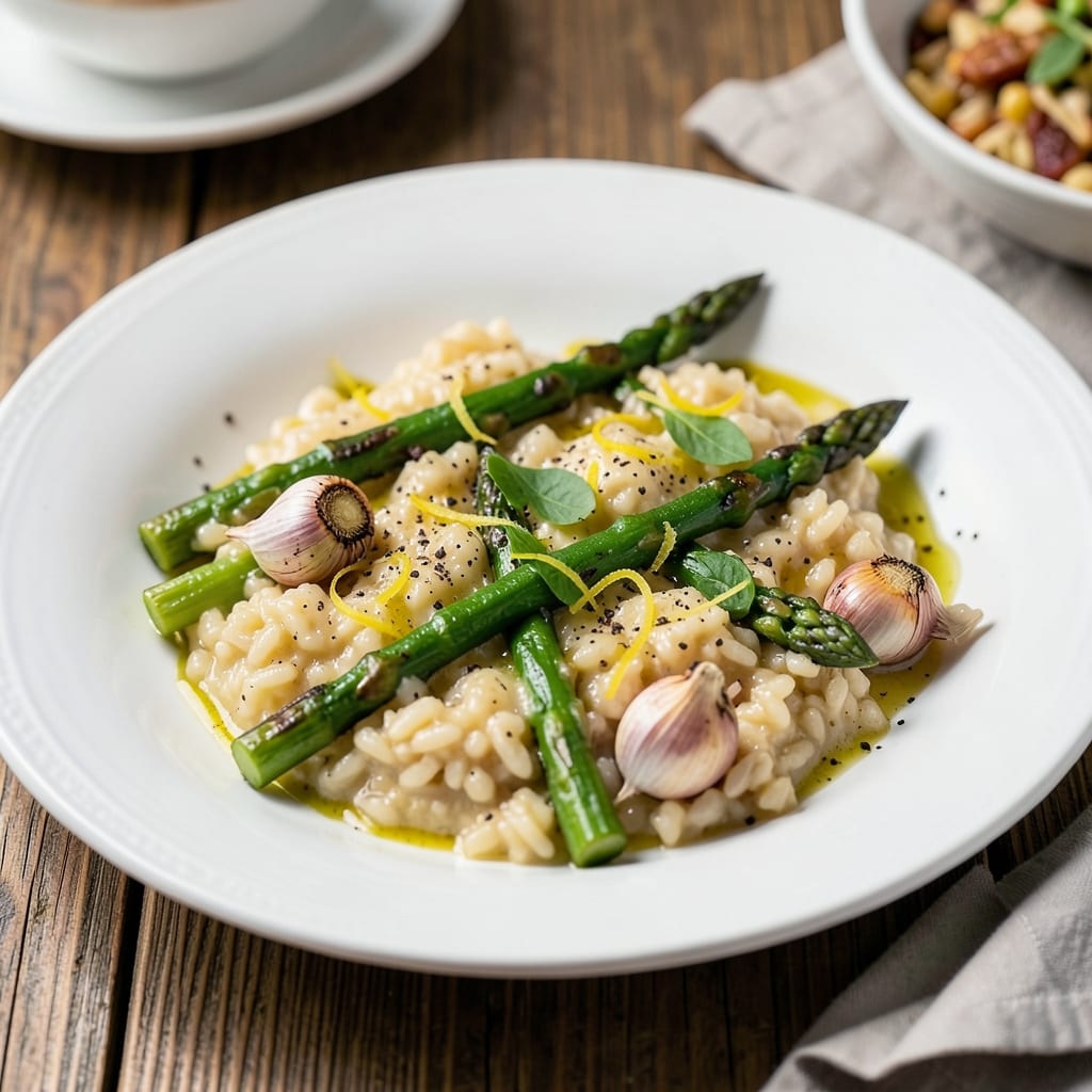 Arborio Rice and Asparagus Recipe: Toasted Nutty Grains with Bright Green Crunch