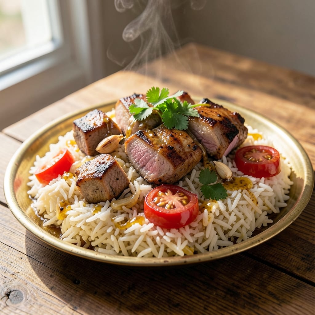 Arabic Kabsa Rice Recipe: Spiced Lamb and Tomato One-Pot Masterpiece