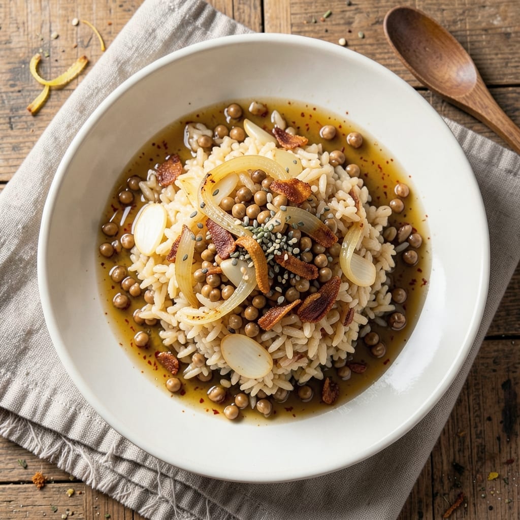Aborio Rice Recipe: Saffron-Infused Risotto With Toasted Barley Crunch