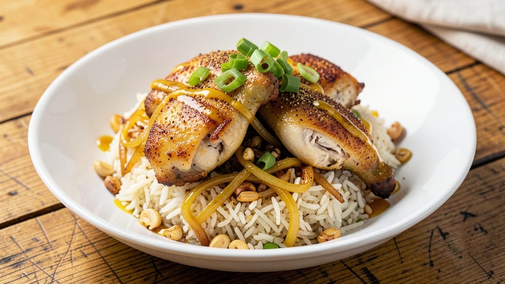 Chicken Fried Rice Recipe South Africa: Creamy Tomato Gravy Over Golden Jasmine Rice