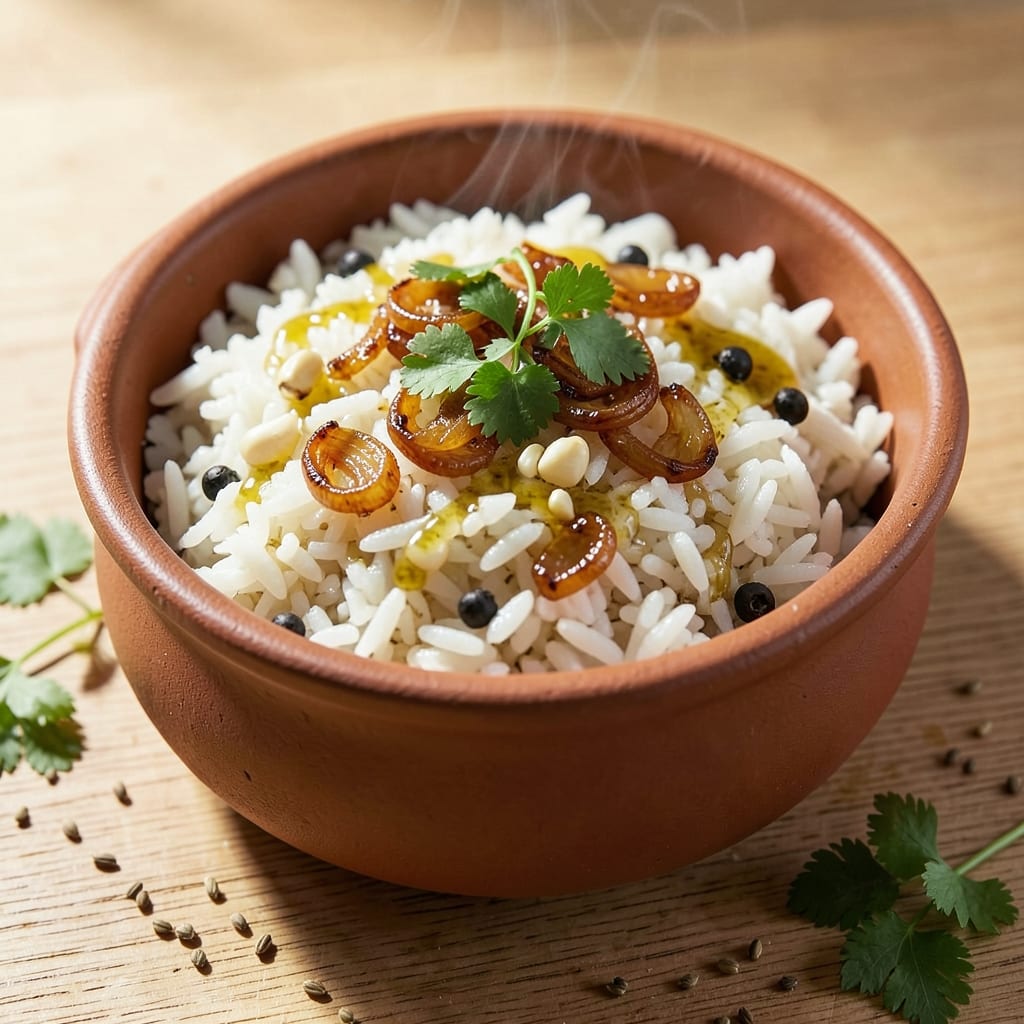 Akni Rice Recipe: Crispy Edges, Fluffy Core Magic