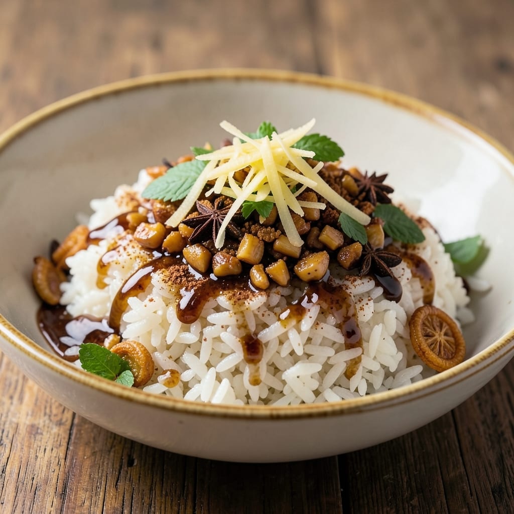 Asian Seasoned Rice Recipe: Fragrant Five-Spice Crunch in One Pot