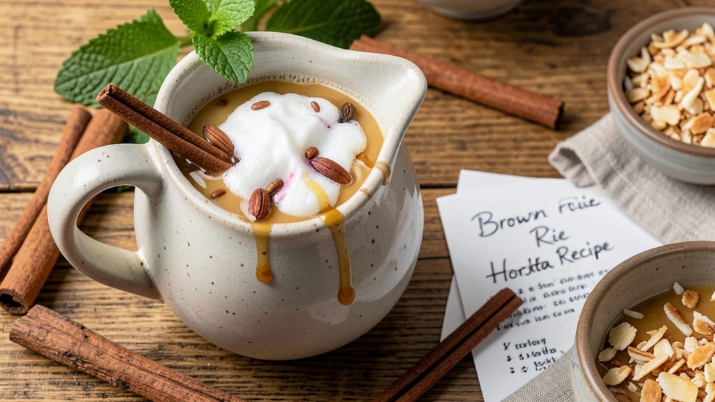 Brown Rice Horchata Recipe: Creamy Cinnamon-Cardamom Dream in One Pot