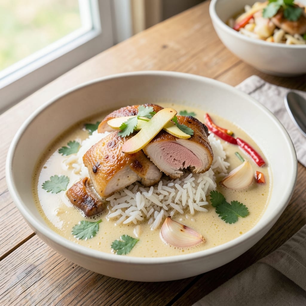 Arroz Caldo Recipe Cooked Rice: Spiced Coconut Rice Comfort in One Pot