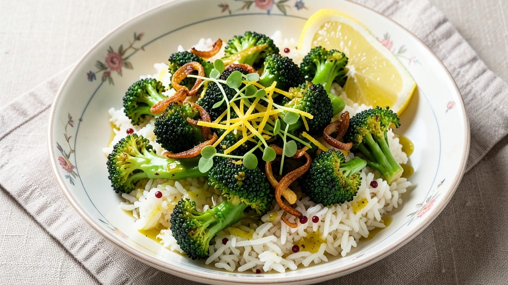 Broccoli Rice Salad Recipe: Crunchy Florets and Zesty Lemon Dressing