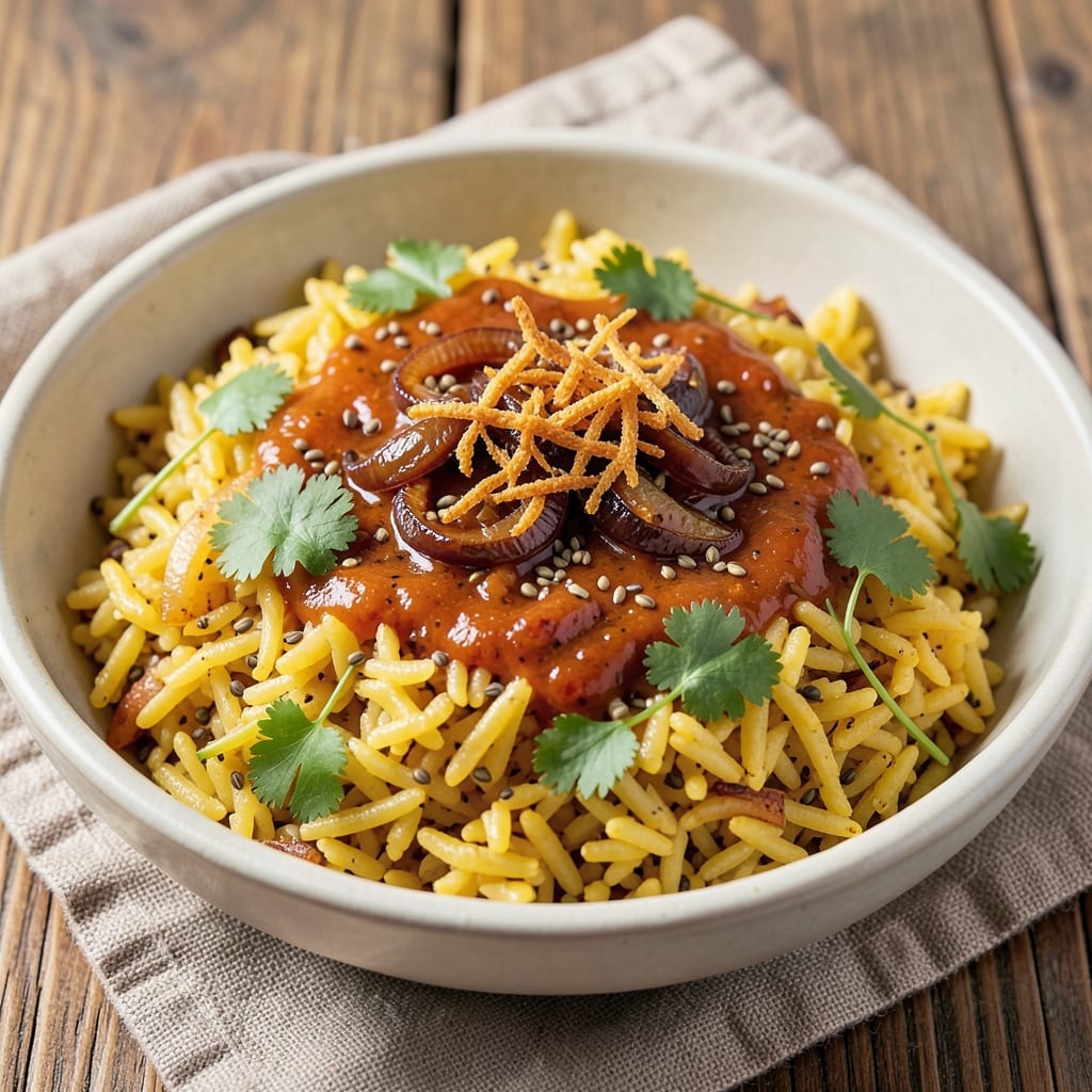 African Yellow Rice Recipe: Toasted Spice and Tomato Depth in One Pot