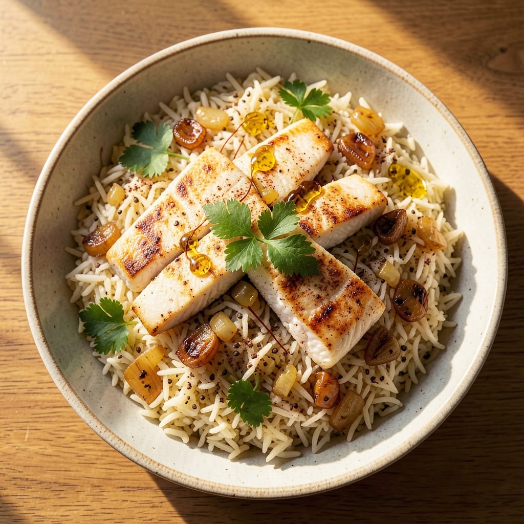 Arabic Fish and Rice Recipe: Saffron-Scented One-Pot Harmony