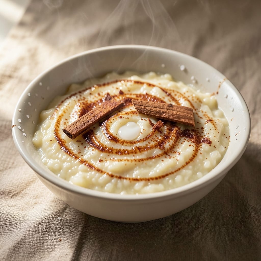 Arroz Con Leche Recipe With Cooked Rice: Vanilla-Cinnamon Spiced Pudding Magic