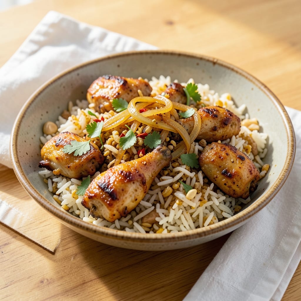 African Fried Rice Recipe: Smoky Jollof Spice Crunch in One Pan