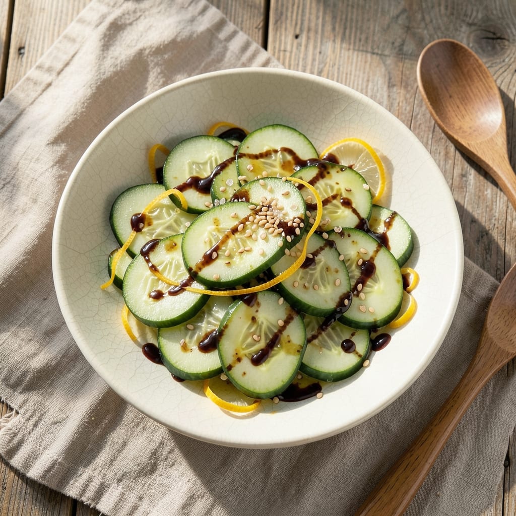 Asian Cucumber Rice Vinegar Salad Recipe: Crunchy, Cool Refreshment in 15 Minutes