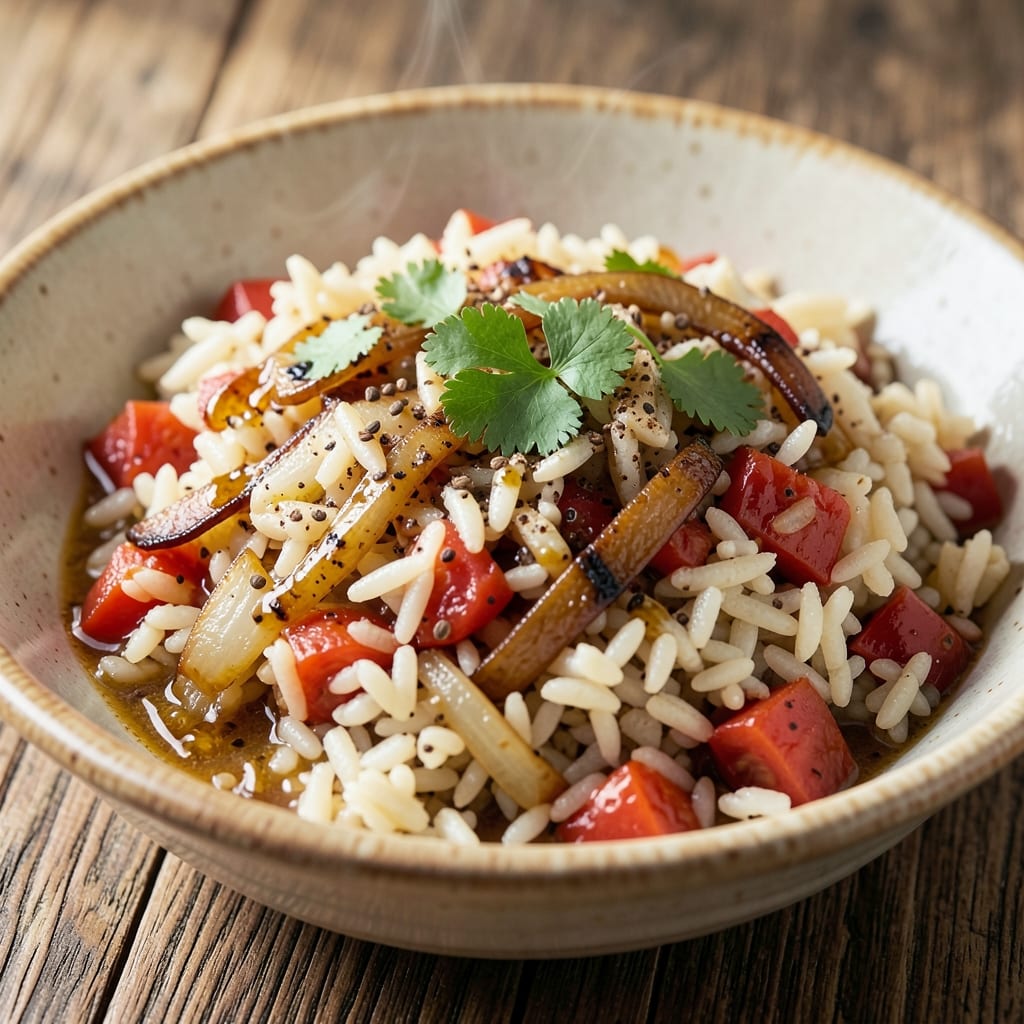2 Cups Mexican Rice Recipe: Tomato-Cumin Crunch in One-Pan Brilliance