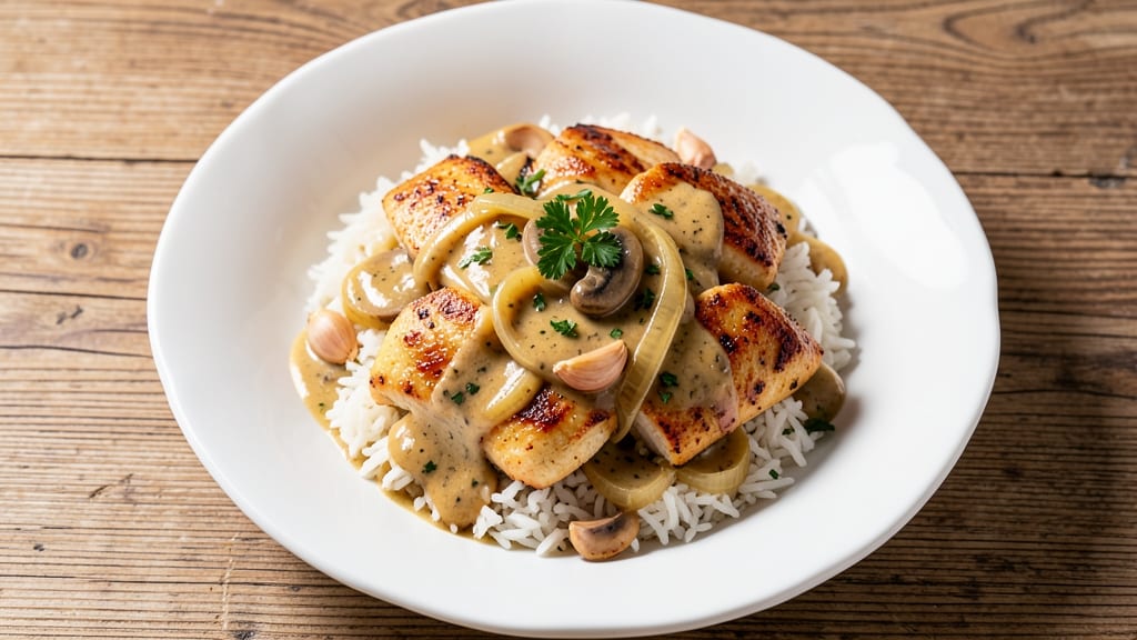 Chicken and Rice Recipe Using Cream of Mushroom Soup: One-Pot Creaminess With Mushroom Depth