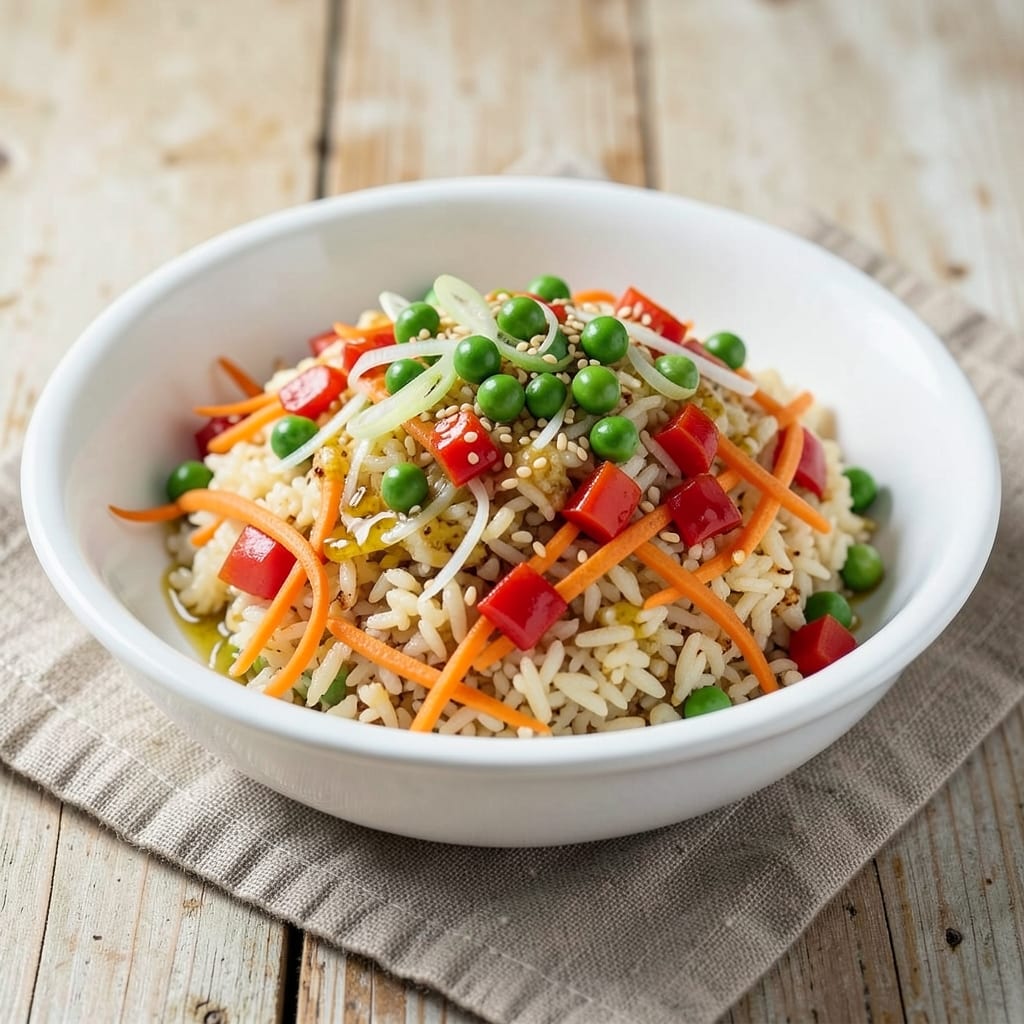 Asian Vegetable Fried Rice Recipe: Vibrant Wok-Tossed Harmony in 20 Minutes