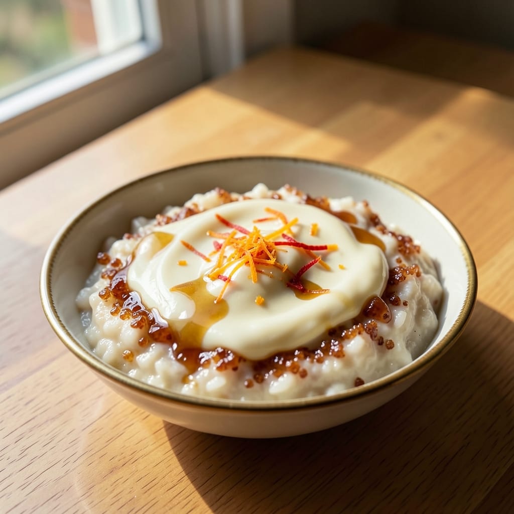 5-Star Rice Pudding Recipe: Vanilla-Orange Swirl with Crunchy Top