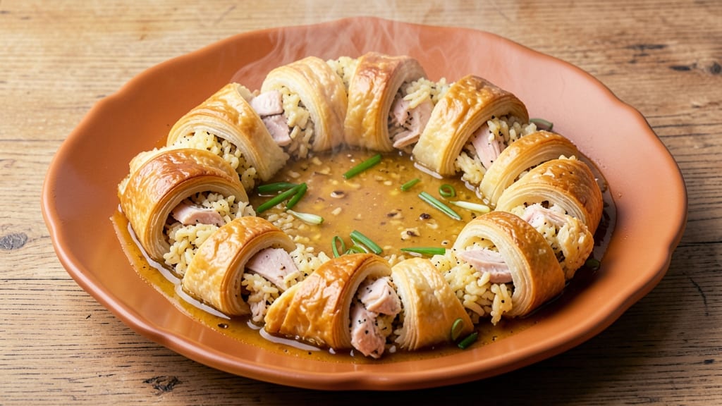 Chicken Rice Crescent Rolls Recipe: Flaky Layers Stuffed With Juicy Chicken