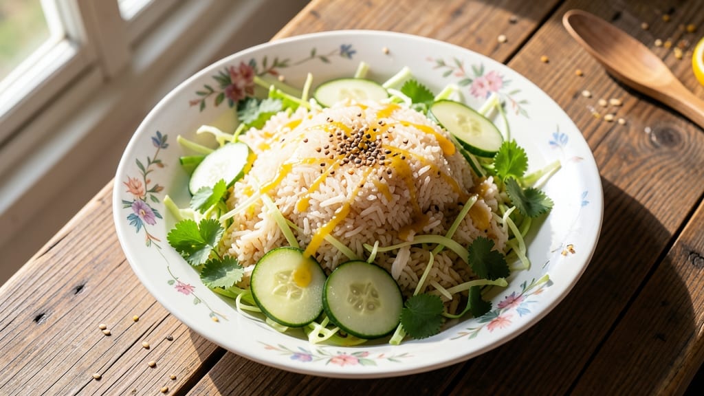 Burmese Rice Salad Recipe: Zesty Lime and Shallot Brightness