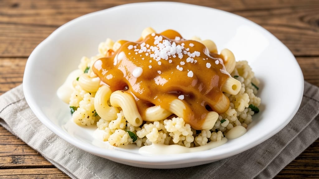 Cauliflower Rice Mac and Cheese Recipe: Cheesy Crunch Fusion in One Pan