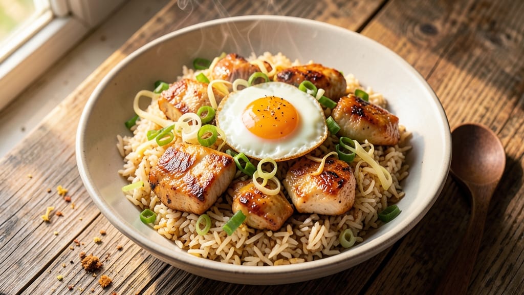 Chicken Fried Rice Recipe with Ginger: Fragrant Wok-Tossed Heat From Fresh Root