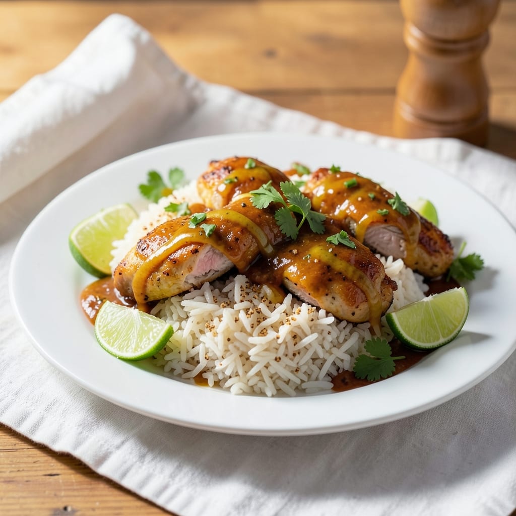 Applebee's Fiesta Lime Chicken and Rice Recipe: Zesty Lime Marinated Protein With Toasted Cumin Rice