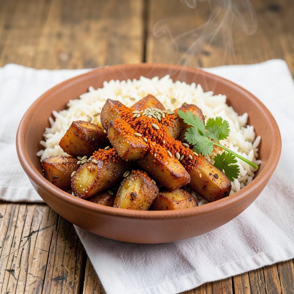 Aloo Fry Recipe for Rice: Crispy Potato Bites with Spiced Rice Pairing