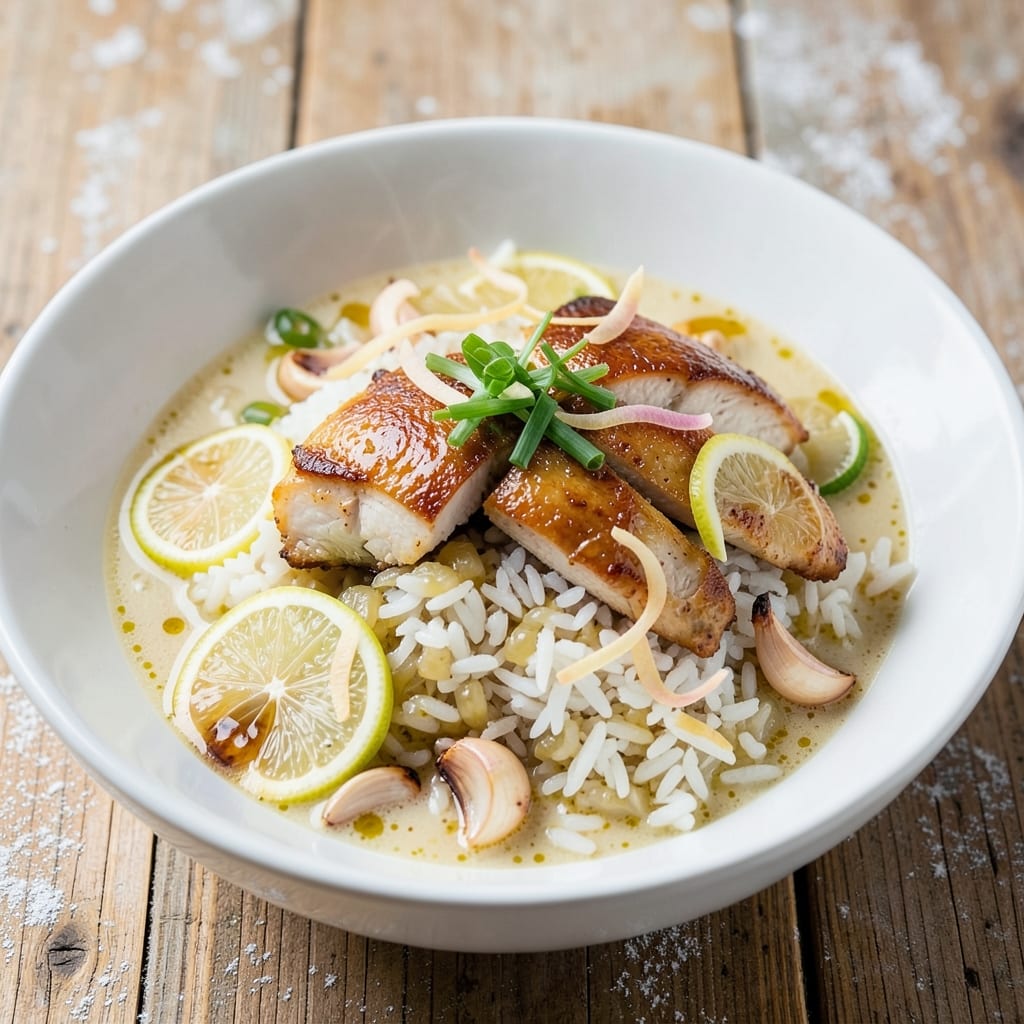 Arroz Caldo Recipe: Rice Cooker Comfort With Ginger-Lime Zing