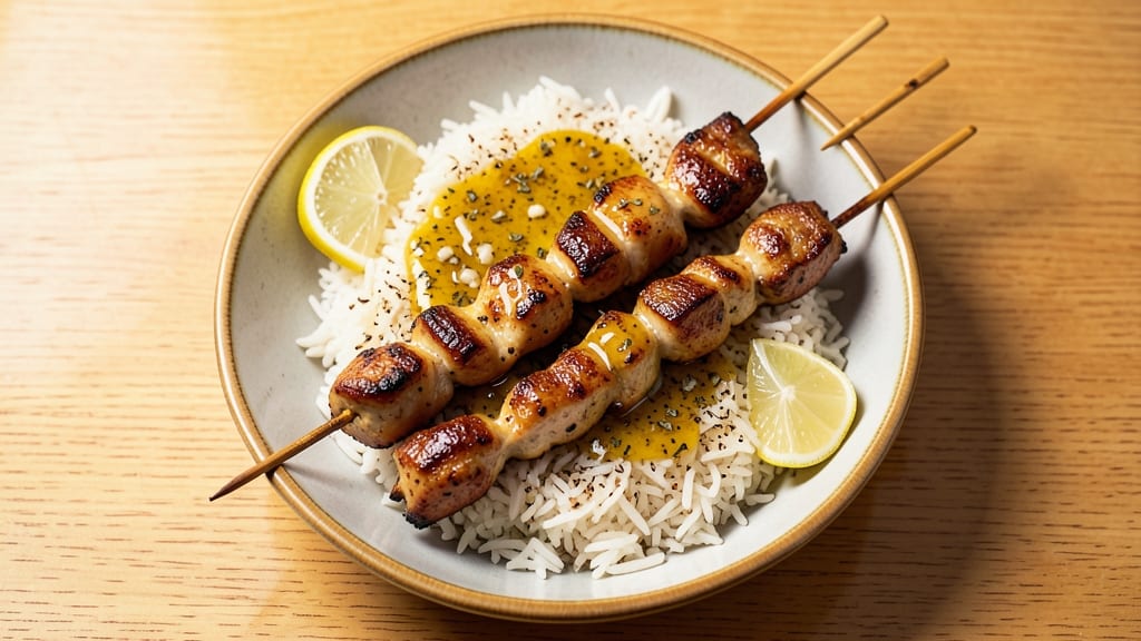 Chicken Souvlaki Rice Recipe: Skewered Grill Flavor in One Pan