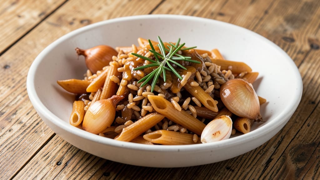 Brown Rice Penne Pasta Recipe: Nutty Earthy Base Meets Cheesy Crisp Topping