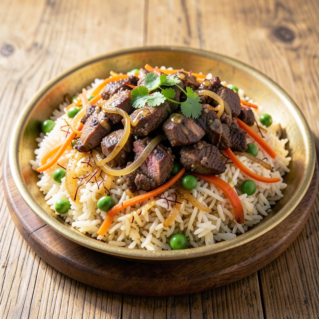 Afghani Pulao Rice Recipe: Layered Saffron and Cardamom Aromas