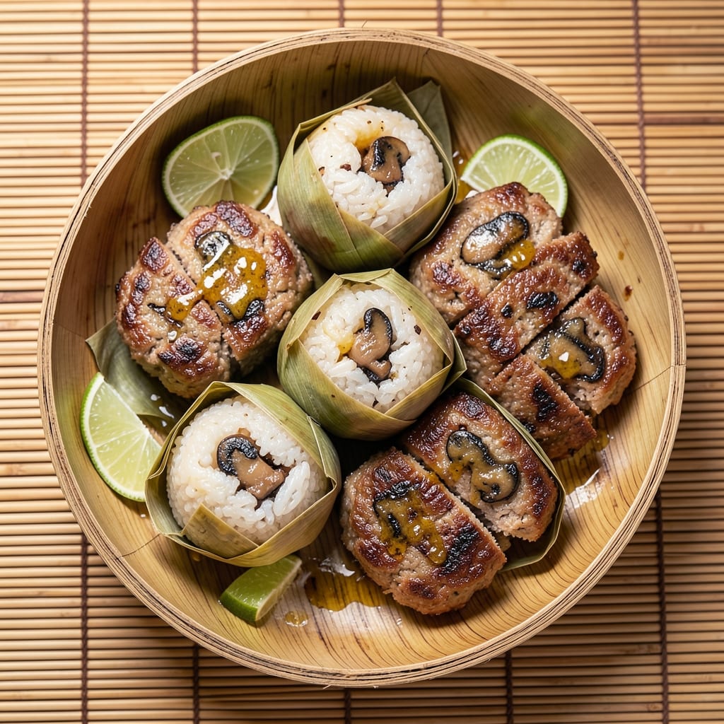 Alkaline Rice Dumplings Recipe: Lime-Zest Brightness With Silky Coconut Wrap