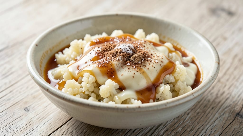 Cauliflower Rice Pudding Recipe: Velvety Vanilla Cinnamon Dream
