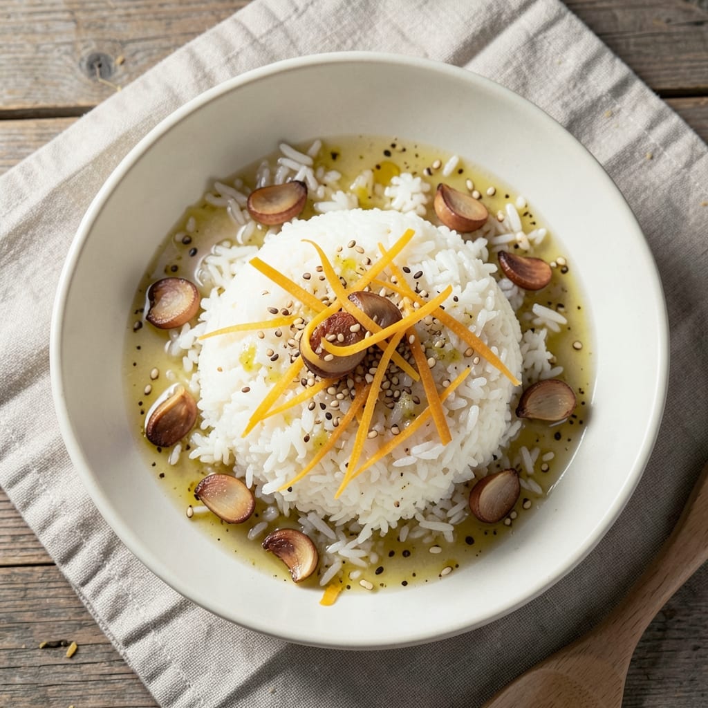 Asian Rice Cooker Recipe: Infused Garlic and Ginger Aroma in 15 Minutes