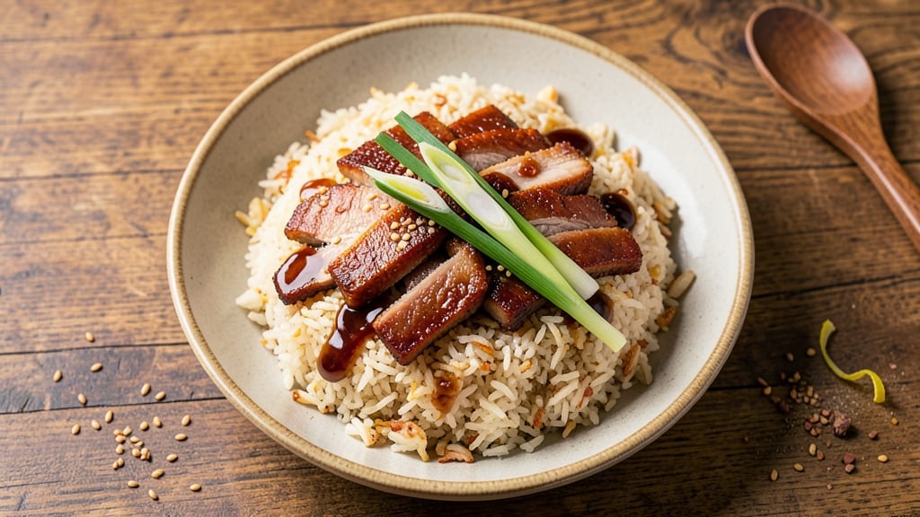 Chinese Roast Pork Fried Rice Recipe: Smoky Char and Five-Spice Crunch in 20 Minutes