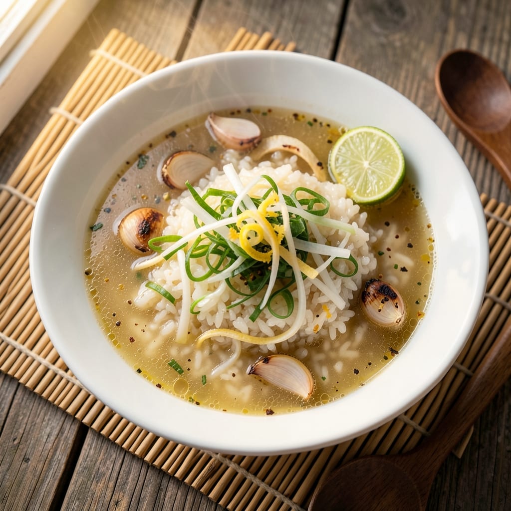 Asian Rice Soup Recipe: Fragrant Ginger-Lime Infusion in One Pot
