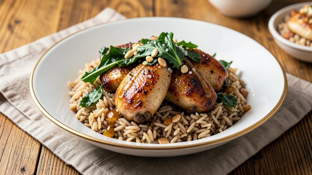Chicken Kale Rice Recipe: One-Pot Protein-Packed Balance with Nutty Crunch