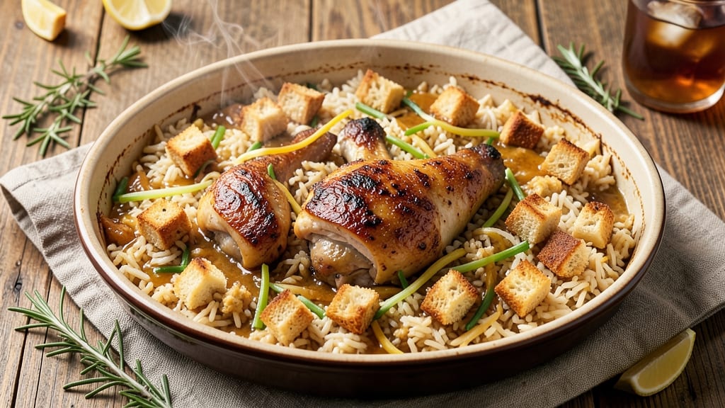 Chicken Rice and Stuffing Casserole Recipe: One-Pan Holiday Comfort in 45 Minutes