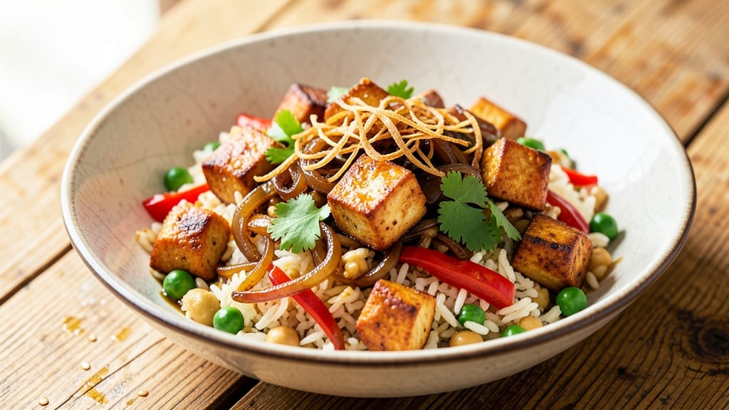 Chickpea Fried Rice Recipe: Crispy Edges, Silky Rice, and Protein-Packed Bites