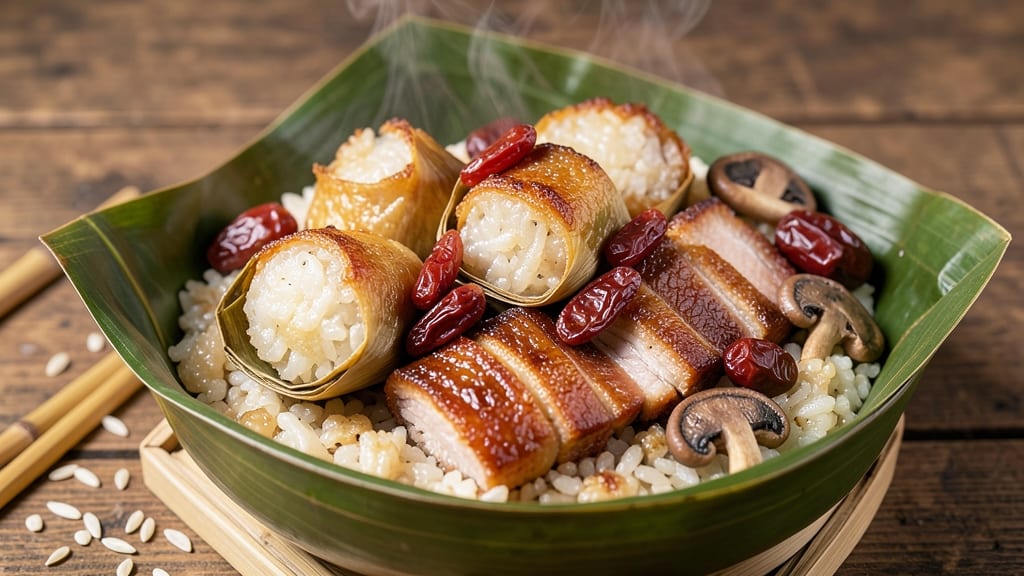 Cantonese Rice Dumplings Recipe: Steamed Chewy Delights With Glutinous Rice