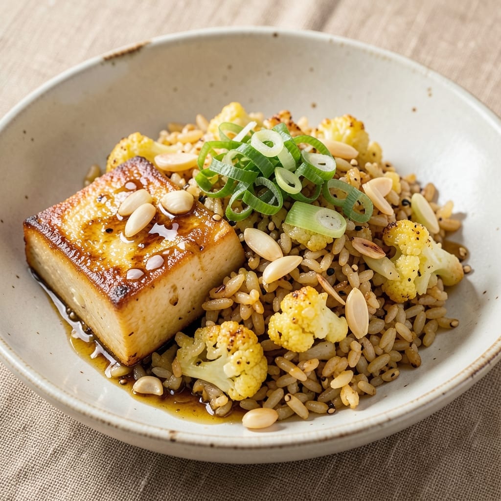 Asian Cauliflower Fried Rice Recipe: Savory Garlic-Ginger Crunch in 25 Minutes