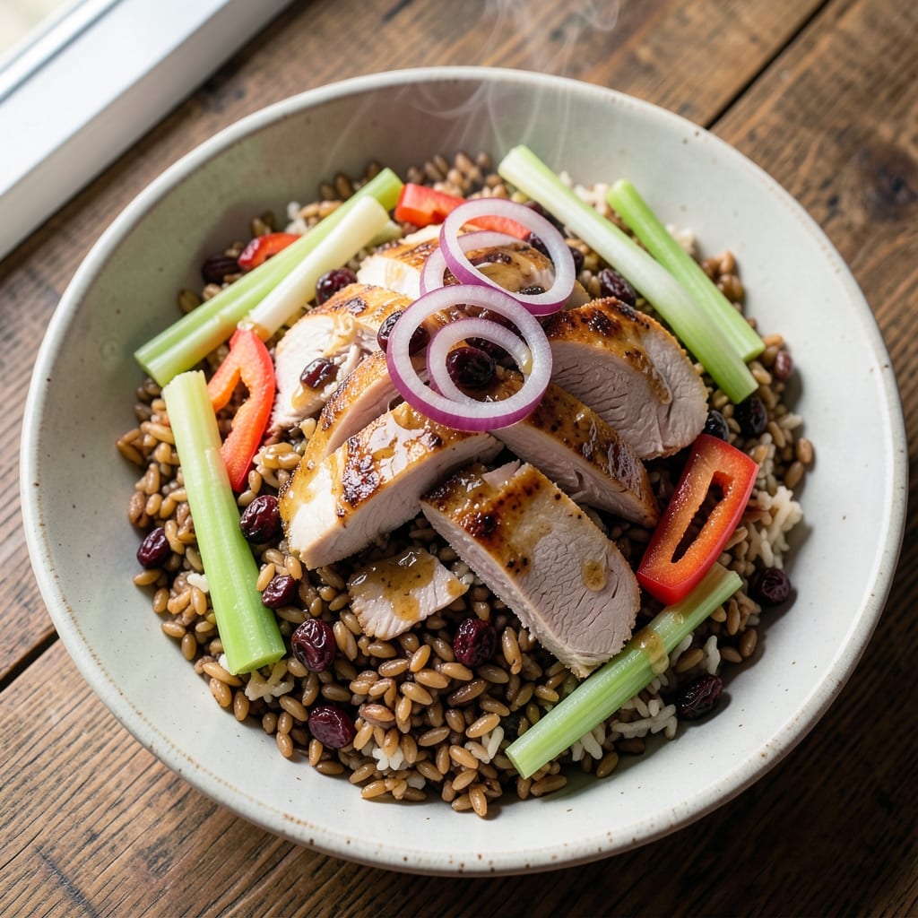 131-Main Wild Rice Salad Recipe: Hearty Harvest Bowl with Nutty Depth and Crunch