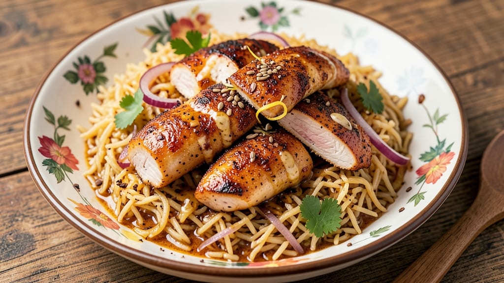 Bukhari Rice With Chicken Recipe: Smoky Five-Spice Crunch Over Fluffy Grains
