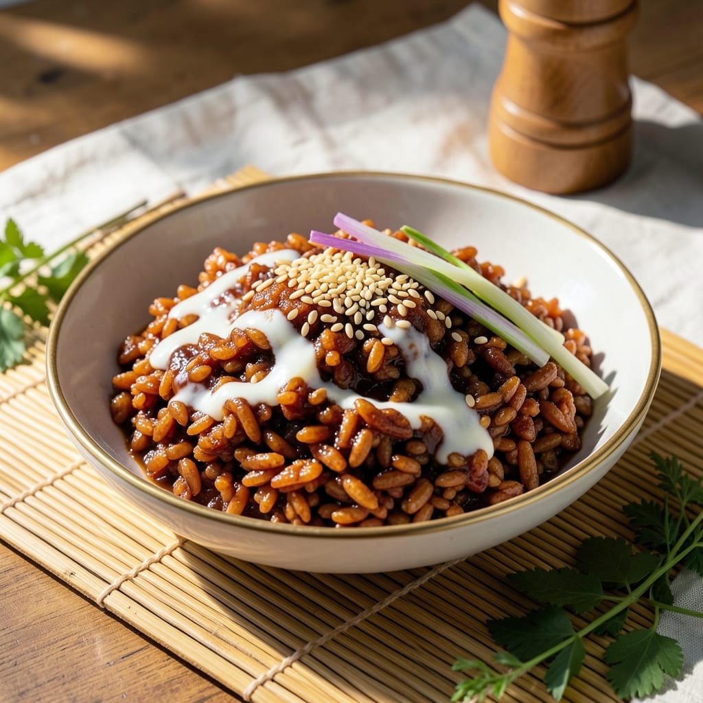 Asian Red Rice Recipe: Fragrant Turmeric and Coconut Milk Harmony