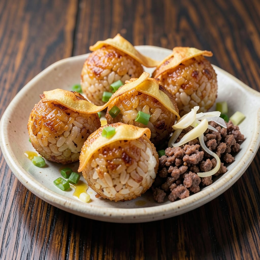 Asian Fried Rice Balls Recipe: Crispy-Golden Bites with Silky Centers