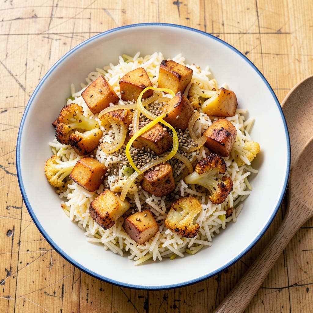 Aloo Gobi Rice Recipe: Spiced Potato and Cauliflower Pilaf with Toasted Cumin Crunch